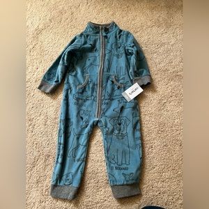 Dog Print Sleep onesie